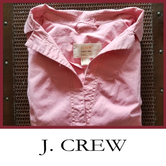 Pink JCrew Classic Twill Chino Womens Jacket Cheap - Picture 1 of 4